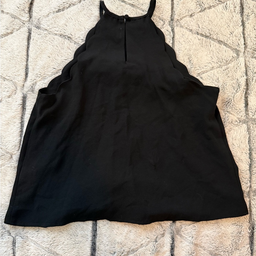 Elegant Black Sleeveless Blouse